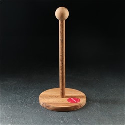 Держатель для кухонных бумажных полотенец Доляна, 13×25 см, бук, цвет и рисунок микс