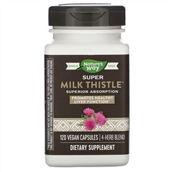 Nature's Way, Super Milk Thistle, 120 Vegan Capsules