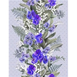 Дорожка столовая "Даваллия" 45*150 см. хлопок 100%