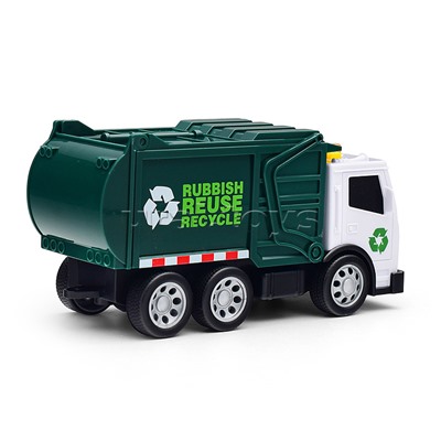 Машина "Мусоровоз" 1632 (свет, звук) в коробке