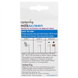 UpSpring, Milkscreen, 20 Пробных Полосок