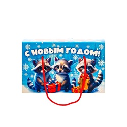 Сладкий новогодний подарок «Еноты и друзья», детский, 1000 г