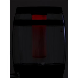 Пивной бочонок «Банный», колба 3 л, ёмкость для льда, подсветка, пластик, чёрный