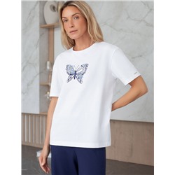 VILATTE Футболка D49.136