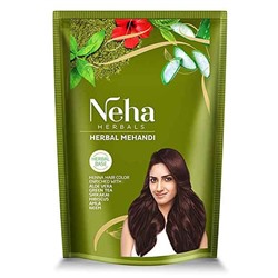 Neha Herbals Hair Mehandi 500g / Краска для Волос Темно-Каштановый 500 г