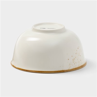 Салатник Magistro «Церера», 650 мл, 15×7.5 см, фарфор, белый