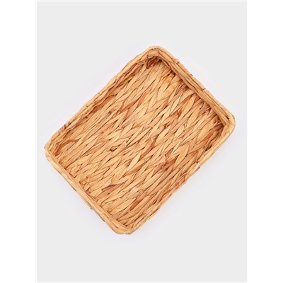 Корзинка для подачи Доляна «Камыш», 32×24×5.5 см, из соломы