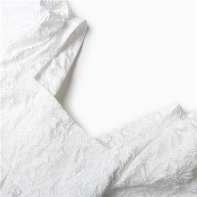 Платье с бантом мини женское MIST, размер S, белое