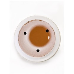 УЦЕНКА Горшок бонсайница 0.6 л, 15×5.5 см для кактусов и суккулентов белый, керамика «НАВИ» 1089816