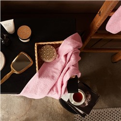 Полотенце махровое «Экономь и Я», 70×140 см, хлопок 100%, розовое