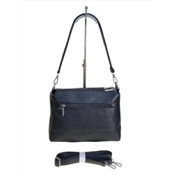 Женская сумка из искусственной кожи, цвет черный