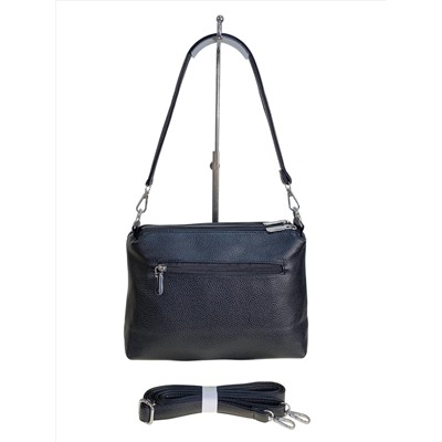 Женская сумка из искусственной кожи, цвет черный