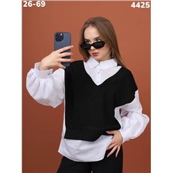 Джемпер 4425 чёрный