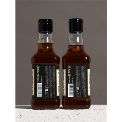 Подарочный набор «На удачу»: гель для душа и шампунь для волос виски, 2×250 мл, Чистое счастье