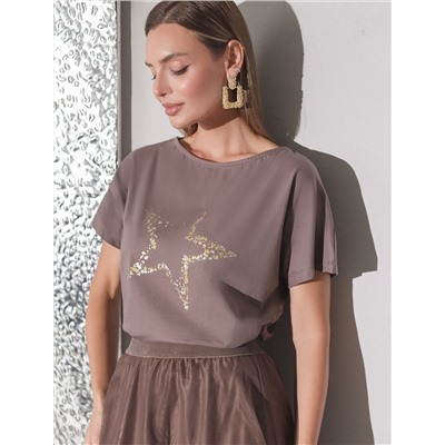 VILATTE Футболка D49.133