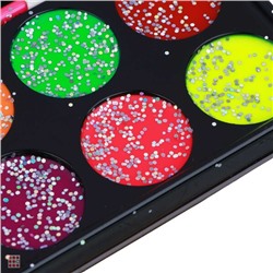 Набор грима, люминесцентный, 8цв., аппликатор, 19,5х17,5см, масляный грим