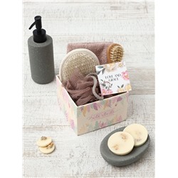 Набор подарочный «Этель» Capodanno, полотенце, мочалка, щётка