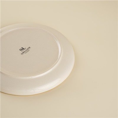 Тарелки SL Home «Леггеро», d=18 см, набор 2 шт., фарфор, бежевые