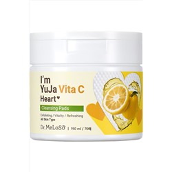 Dr.MeLoSo Очищающие пэды с витамином С / I'm Yuja Vita C Heart Cleansing Pads, 190 мл KRISTALLER, 1111177