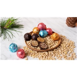 Кедровый грильяж ассорти / клюква, черника, облепиха / 120 г / ТМ Сибирский кедр