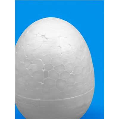 Набор заготовок из пенопласта, Яйцо, 7 см, 6 шт.