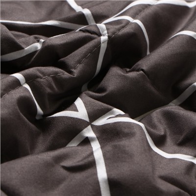 Покрывало LoveLife 2сп Grid 180×210±5 см, новосатин, 100%п/э