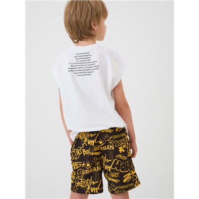 Шорты текстильные плавательные для мальчиков, длинные