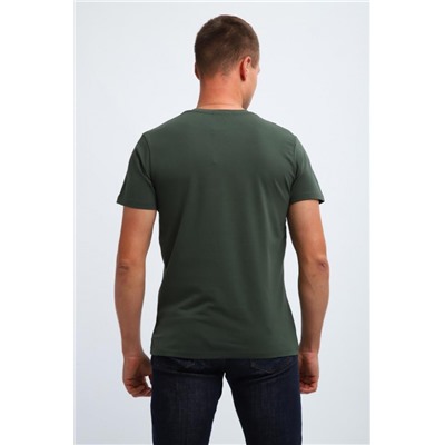 Футболка мужская 058 (Хаки)