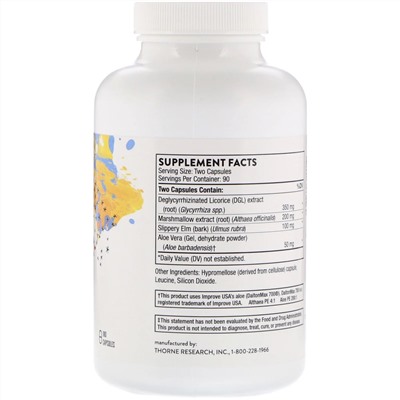 Thorne Research, GI-Encap, 180 капсул