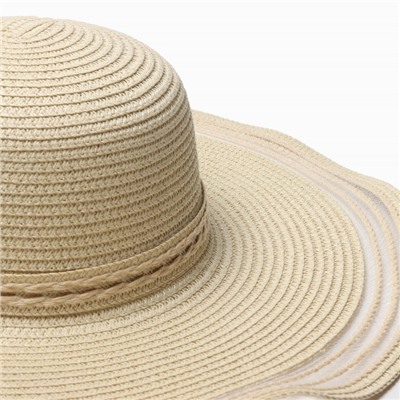 Шляпа женская MINAKU, бежевый, размер 58