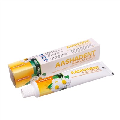 Aasha Herbals Зубная паста ромашка и мята, 100 г 17694