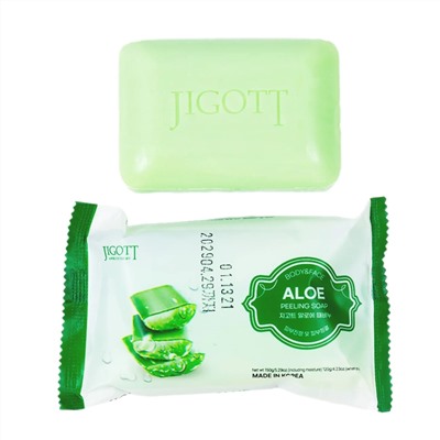 Jigott Мыло-скраб для лица и тела с экстрактом алоэ / Aloe Scrub Soap, 150 г 25824