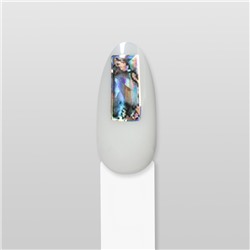 Наклейки для ногтей «Эффект битого стекла», фольгированные, разноцветные