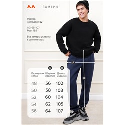 Мужские брюки из футера с начесом Happyfox