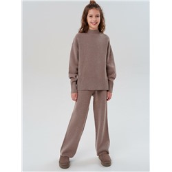 Комплект трикотажный для девочек: джемпер, брюки