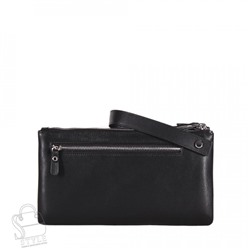 Клатч мужской кожаный 20935 black Pratero