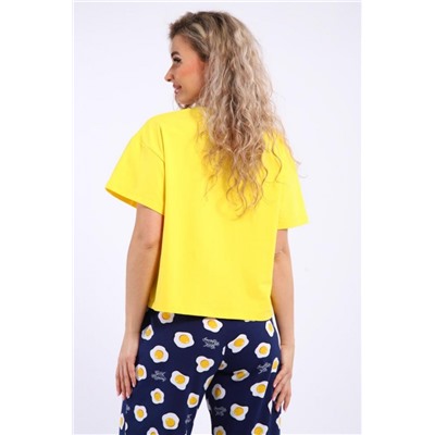 Костюм домашний арт. КД-00-007 (Желтый/яичница)