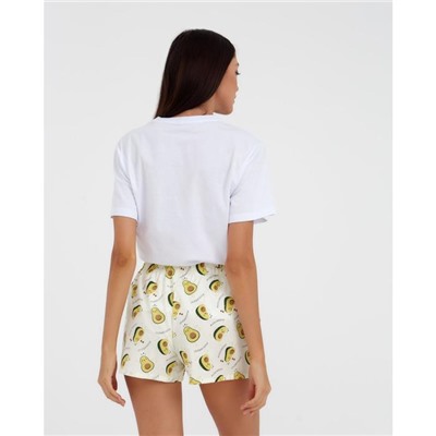 Шорты женские KAFTAN Avocado, размер 40-42, белые