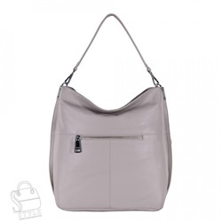 Сумка женская кожаная 18307 gray white Polina&Eiterou