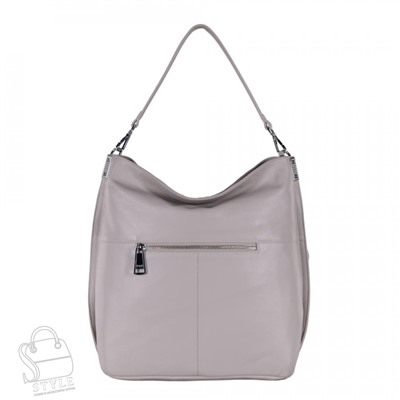 Сумка женская кожаная 18307 gray white Polina&Eiterou