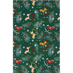 Полотенце 45*75 см. "Лошадки" рогожка хлопок 100%