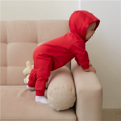 Комбинезон детский MINAKU, рост 92-98 см, красный