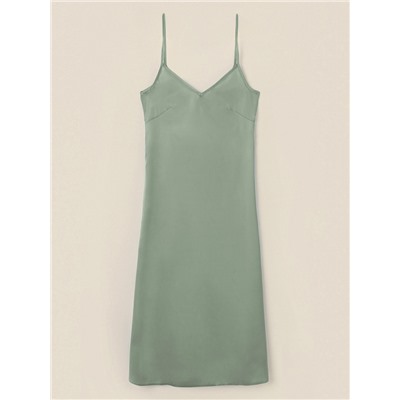 Сорочка ночная женская SL HOME Tensel Home, размер 44-46, зелёная