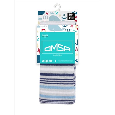 Omsa Колготки OMSA kids Collant 13P65-2 с рисунком (штурвал-полоски)