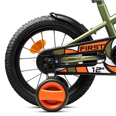 Велосипед 12" Rocket First, цвет хаки