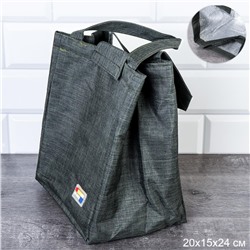 Сумка с эффектом сохранения холода, тепла/термосумка / DFB204green /уп 127/ 20x15x24 см, 5,5 л