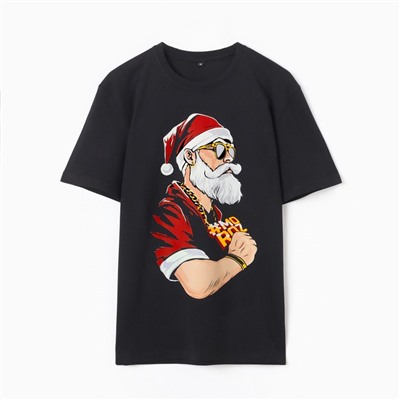 Футболка мужская KAFTAN Santa, черный, размер XL
