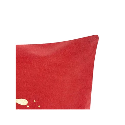 Наволочка декоративная новогодняя «Этель. С Новым Годом» 40×40 см, велюр