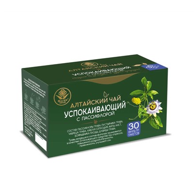 Алтайский чай успокаивающий с пассифлорой 30 ф/п