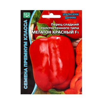 Семена перец сладкий «Мегатон Красный F1», 12 шт.